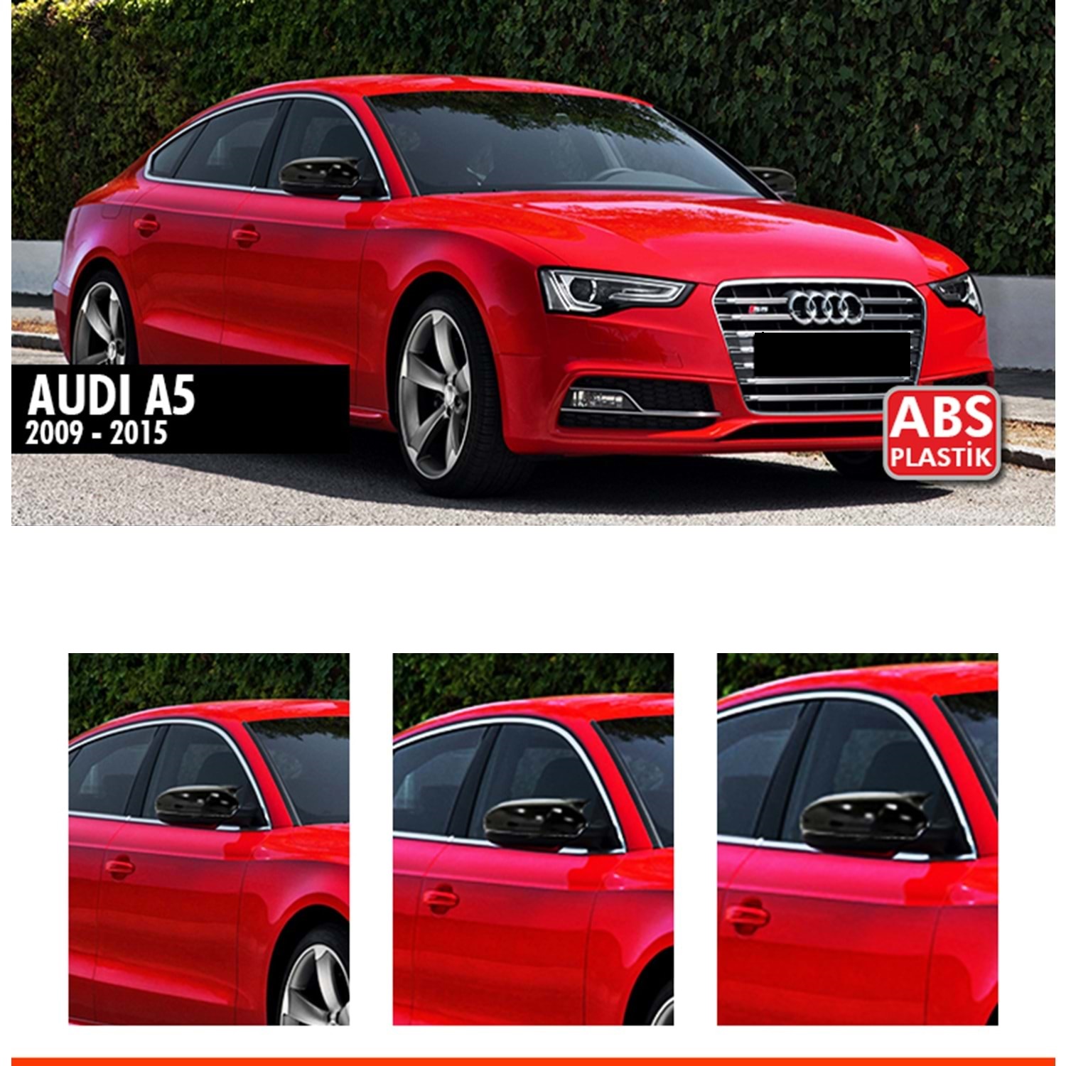 A5 B8 Batman Ayna Kapağı Piano Black / 2009-2015 A5 B8 Batman Ayna Kapağı Piano Black / 2009-2015