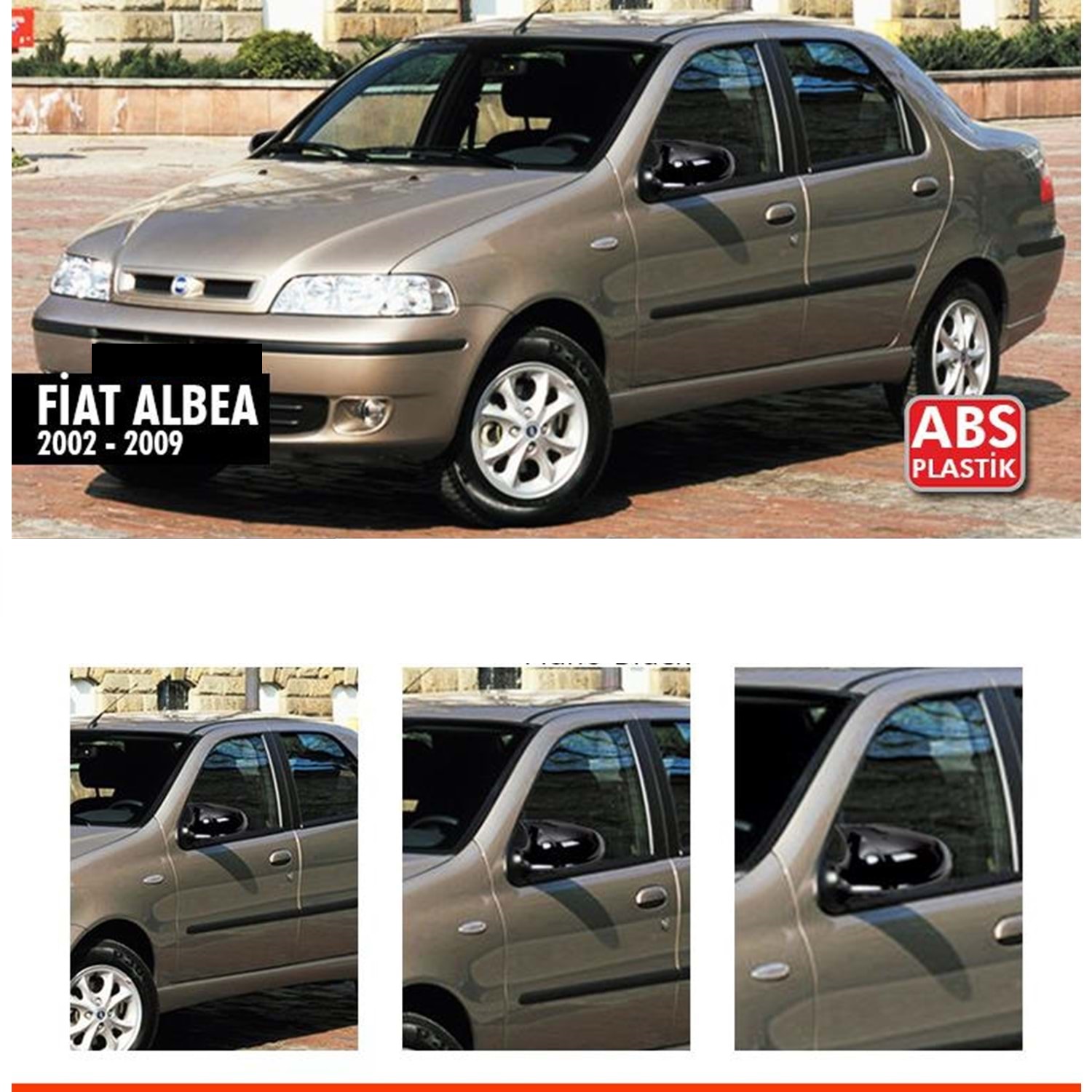 Albea Batman Ayna Kapağı Piano Black / 2002-2009 Albea Batman Ayna Kapağı Piano Black / 2002-2009