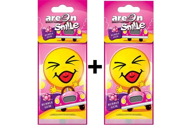 Areon Smile Dry Bubble Gum Oto Araç Kokusu (2li ) Areon Smile Dry Bubble Gum Oto Araç Kokusu (2li )