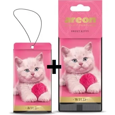 Areon Wild Sweet Kitty Oto Araç Kokusu (2li ) Areon Wild Sweet Kitty Oto Araç Kokusu (2li )