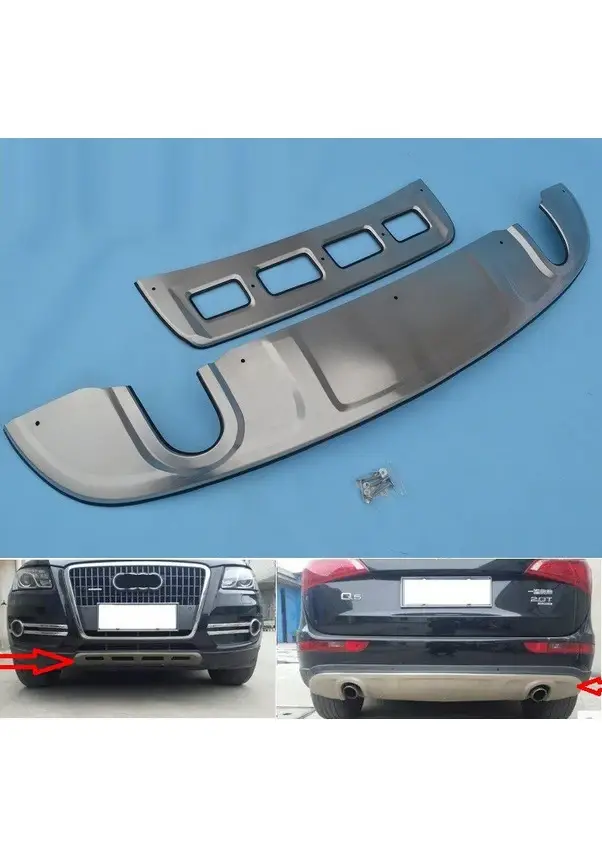 Audı Q5 2010 2017 Ön Arka Tampon Difüzör Metal Set Audı Q5 2010 2017 Ön Arka Tampon Difüzör Metal Set
