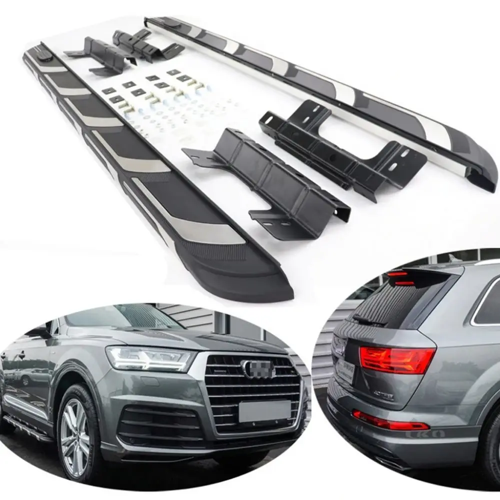 Audi Q7 Uyumlu 2016 Sonrası Yan Basamak Square Style Parça Audi Q7 Uyumlu 2016 Sonrası Yan Basamak Square Style Parça