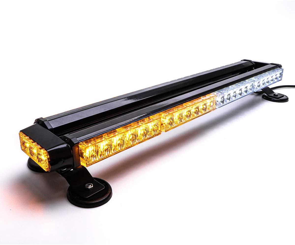 Çakar lamba çift taraflı 54 led sarı-beyaz 12-24v/ LAPA526 Çakar lamba çift taraflı 54 led sarı-beyaz 12-24v/ LAPA526