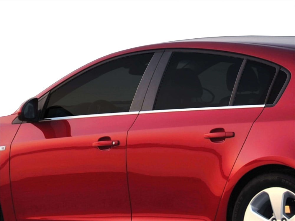 Chevrolet Cruze Cam Çıtası 4 Prç Krom HB 2009 ve Sonrası Chevrolet Cruze Cam Çıtası 4 Prç Krom HB 2009 ve Sonrası