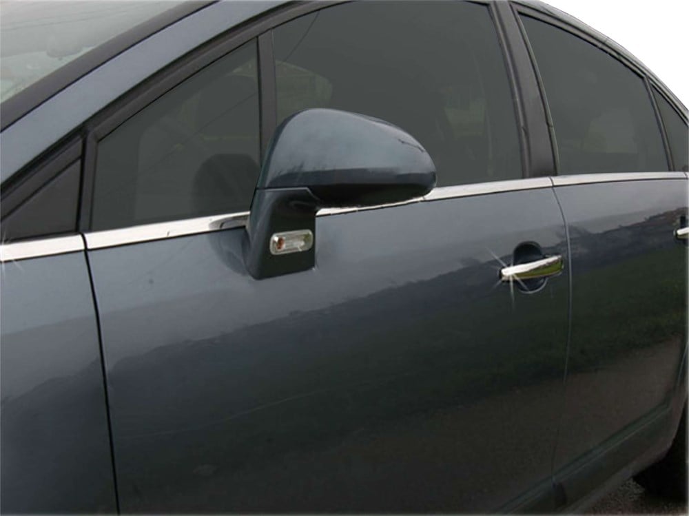 Citroen C4 Cam Çıtası 8 Prç Krom HB 2005-2010 Citroen C4 Cam Çıtası 8 Prç Krom HB 2005-2010