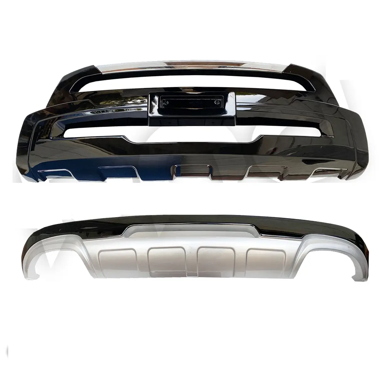 Hyundai Santa Fe 2010 2012 Model Arası Ön Arka Difüzör Koruma Siyah Hyundai Santa Fe 2010 2012 Model Arası Ön Arka Difüzör Koruma Siyah