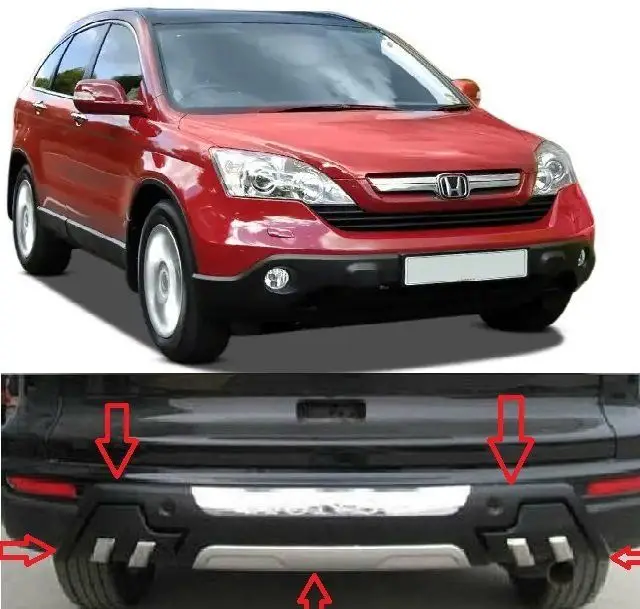 Honda Crv Uyumlu 2007 2011 Arka Tampon Koruyucu Koruma Difüzör Honda Crv Uyumlu 2007 2011 Arka Tampon Koruyucu Koruma Difüzör