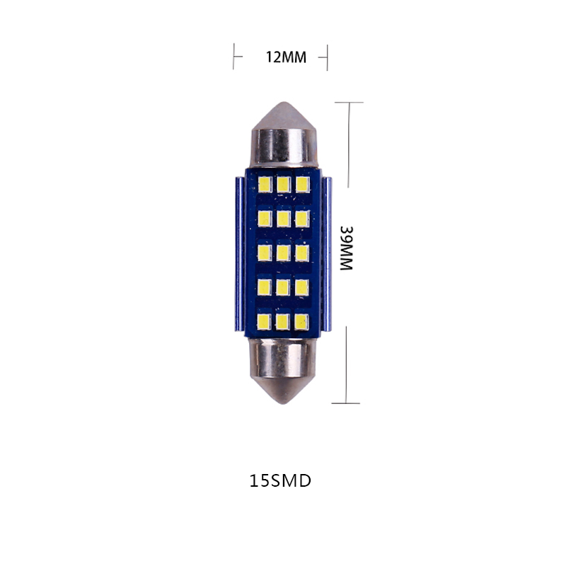 Dekoratif led ampul 15SMD CANBUS 39mm sofit ampul beyaz/ LAAM870 Dekoratif led ampul 15SMD CANBUS 39mm sofit ampul beyaz/ LAAM870