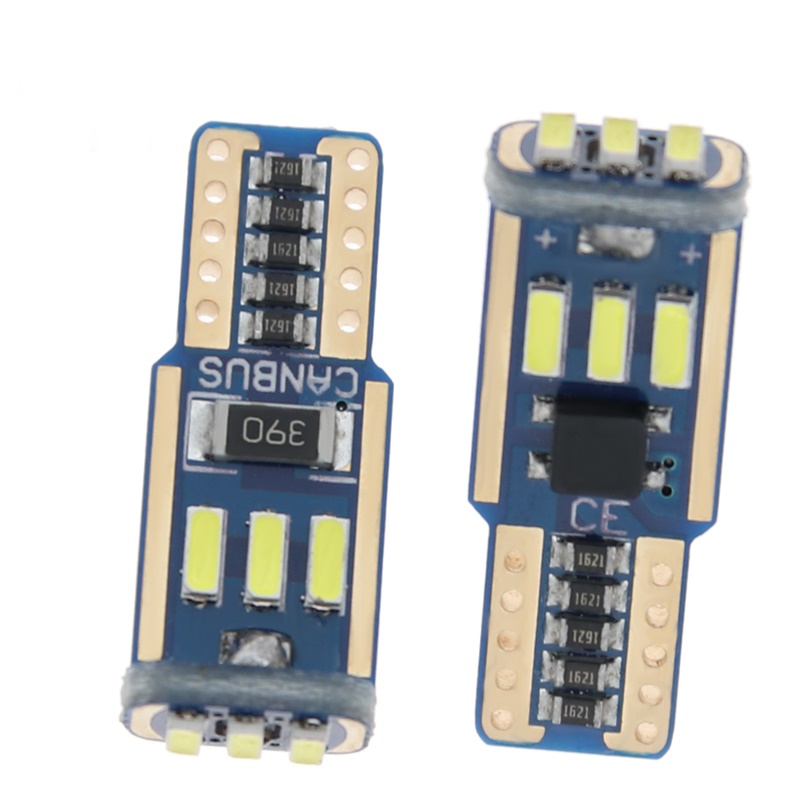 Dekoratif led ampul T10-15SMD 4014 CANBUS 12V çift beyaz / LAAM862 Dekoratif led ampul T10-15SMD 4014 CANBUS 12V çift beyaz / LAAM862