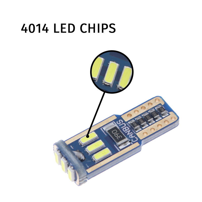 Dekoratif led ampul T10-15SMD 4014 CANBUS 12V çift beyaz / LAAM862 Dekoratif led ampul T10-15SMD 4014 CANBUS 12V çift beyaz / LAAM862
