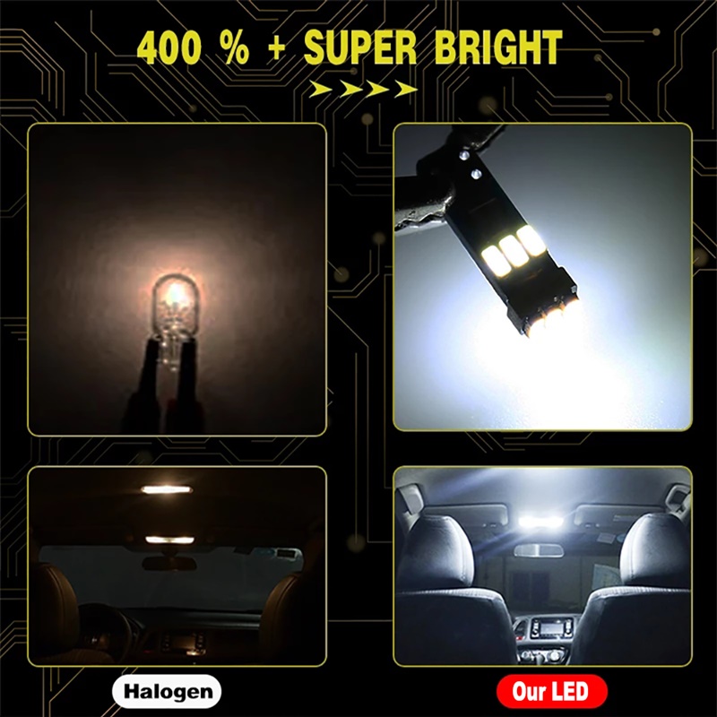 Dekoratif led ampul T10-15SMD 4014 CANBUS 12V çift beyaz / LAAM862 Dekoratif led ampul T10-15SMD 4014 CANBUS 12V çift beyaz / LAAM862