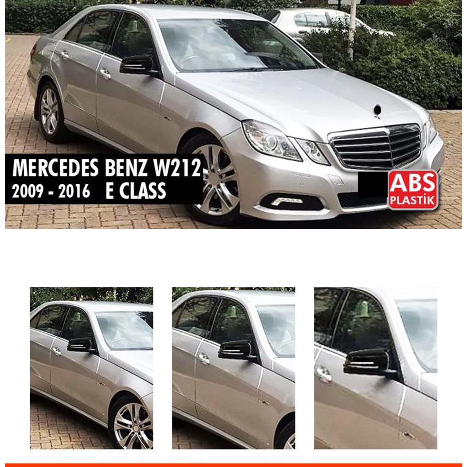 E Class W212 Batman Ayna Kapağı Piano Black / 2009-2016 E Class W212 Batman Ayna Kapağı Piano Black / 2009-2016