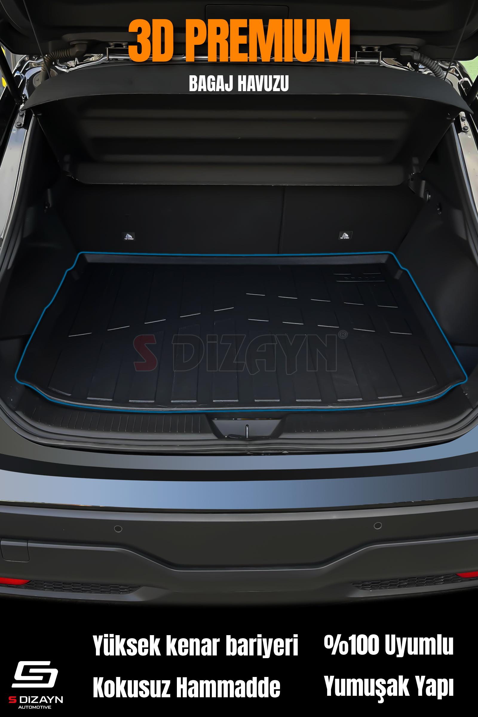 S-Dizayn Ford Courier 3D Pro Bagaj Havuzu 2014-2024 A+ Kalite S-Dizayn Ford Courier 3D Pro Bagaj Havuzu 2014-2024 A+ Kalite