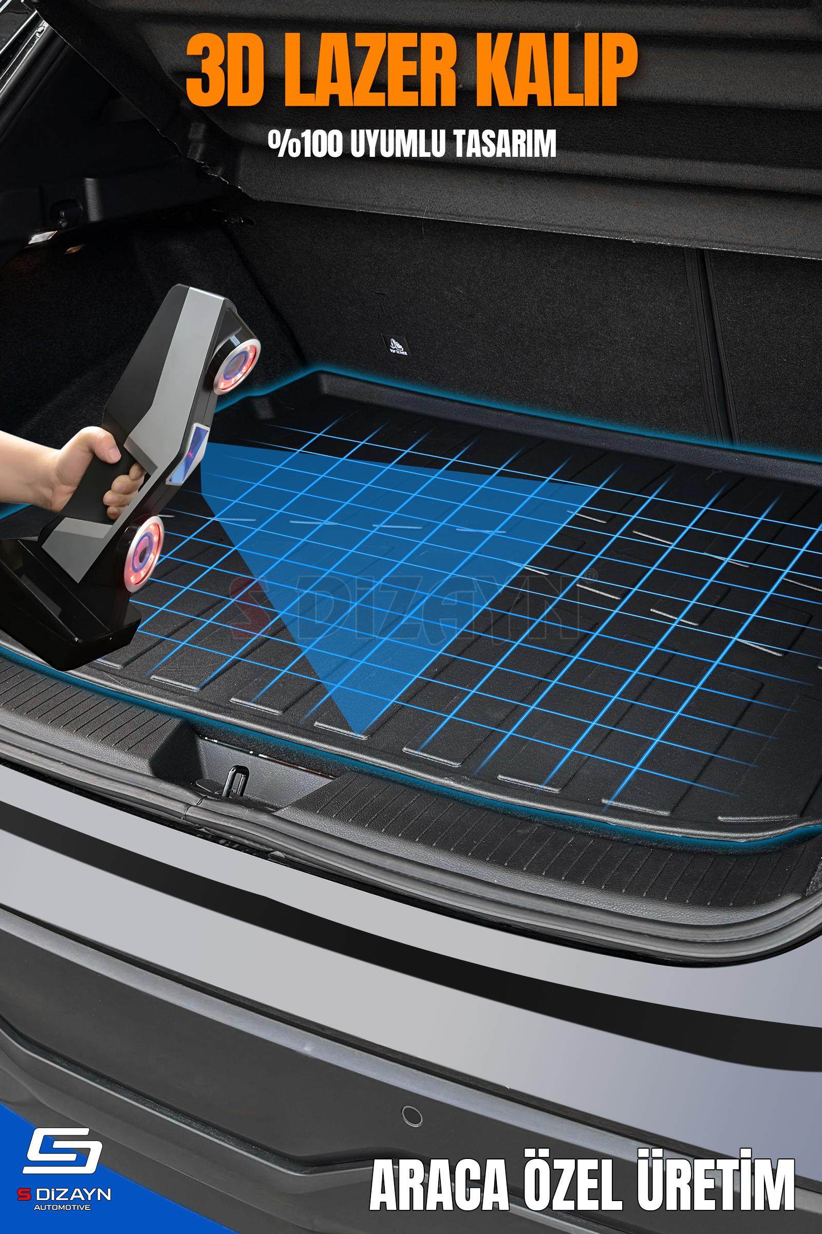 S-Dizayn Ford Courier 3D Pro Bagaj Havuzu 2014-2024 A+ Kalite S-Dizayn Ford Courier 3D Pro Bagaj Havuzu 2014-2024 A+ Kalite