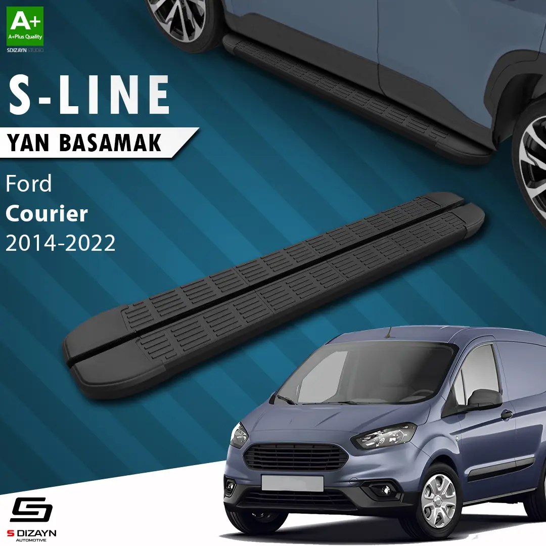 Ford Courier S-Line Siyah Yan Basamak 173 Cm 2014-2022