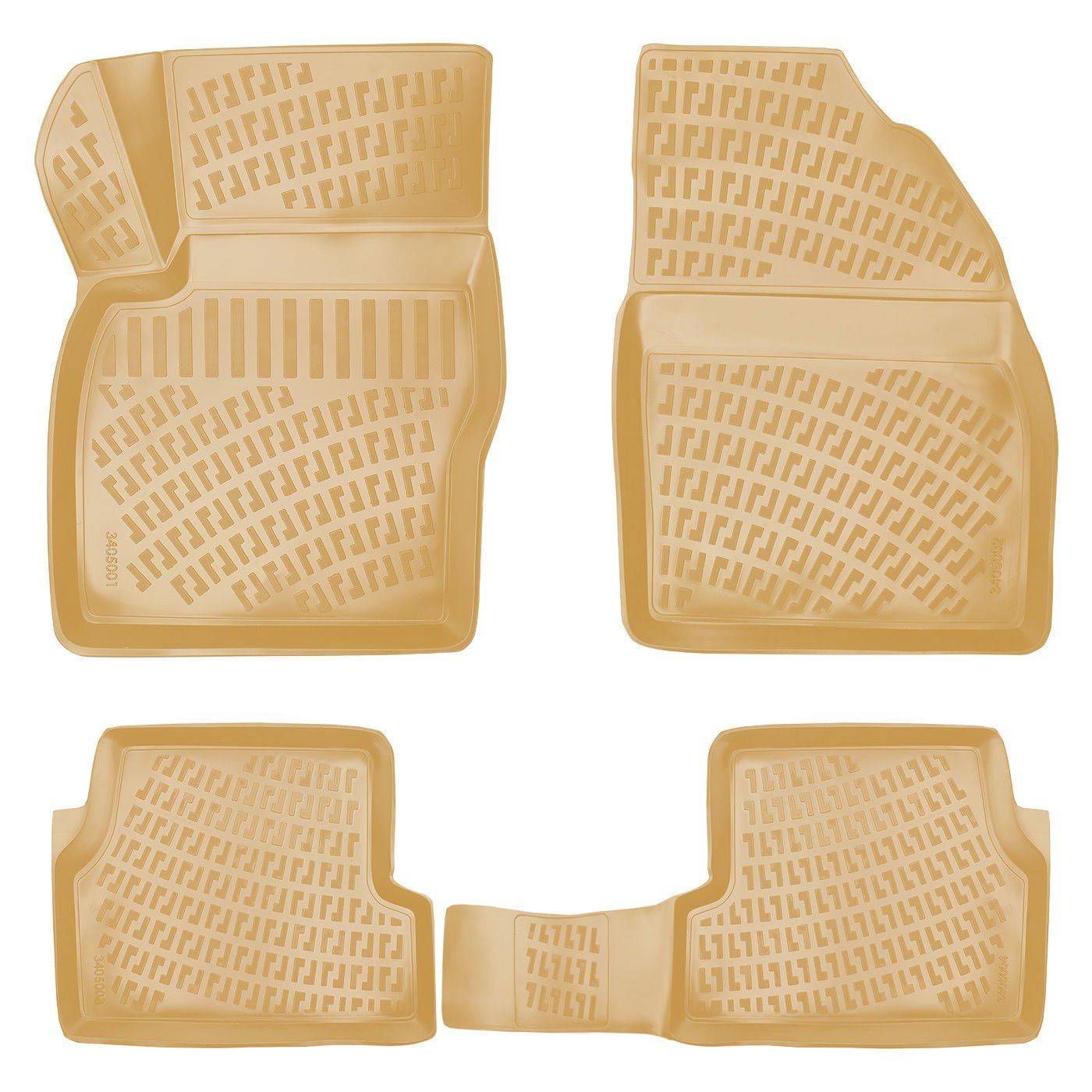 Ford Focus 2005-2011 Havuzlu Paspas Bej Ford Focus 2005-2011 Havuzlu Paspas Bej