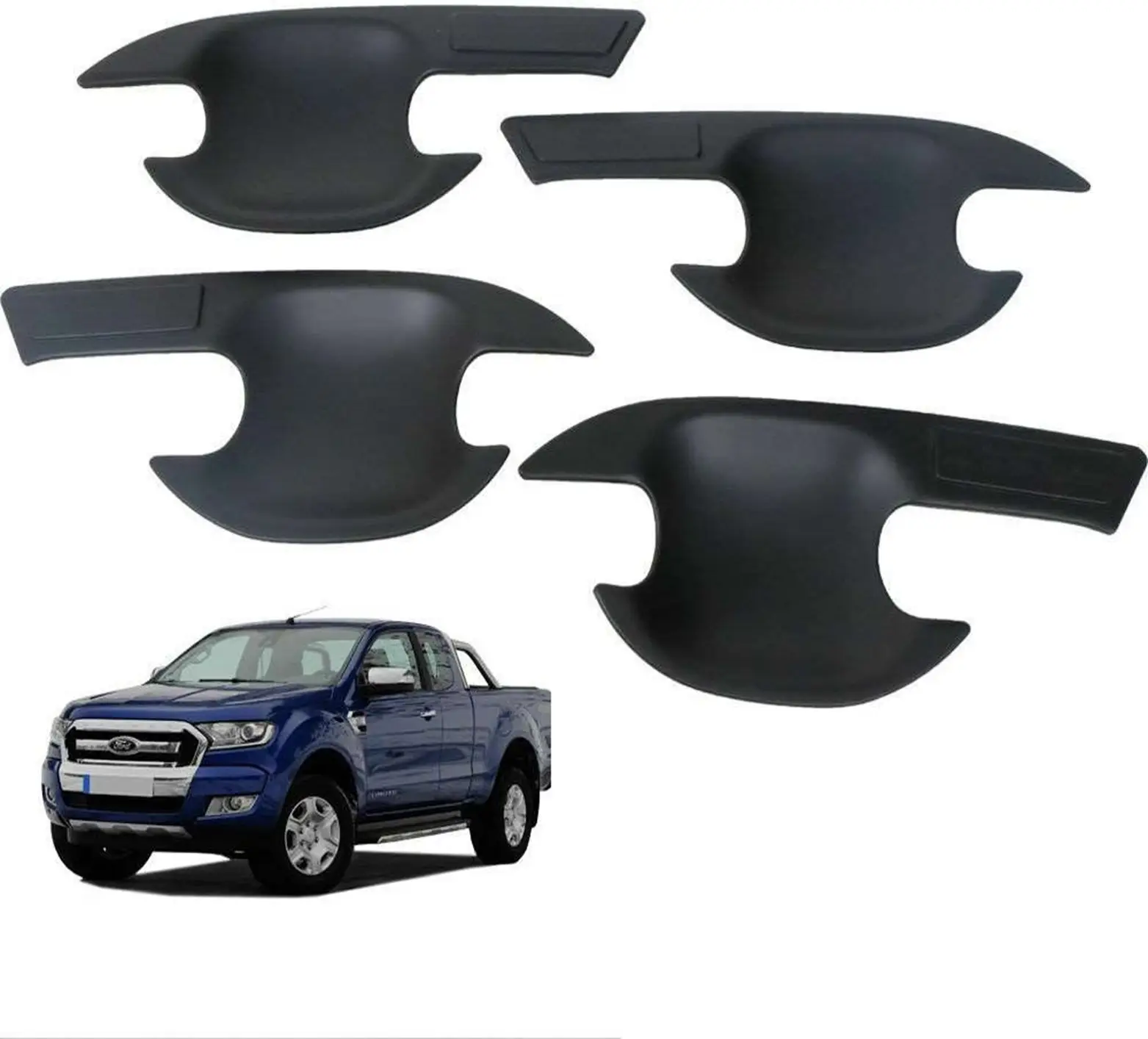 Ford Ranger Uyumlu 2012 Sonrası Dış Kapı Kolu İç Kaplama ABS Siyah Ford Ranger Uyumlu 2012 Sonrası Dış Kapı Kolu İç Kaplama ABS Siyah
