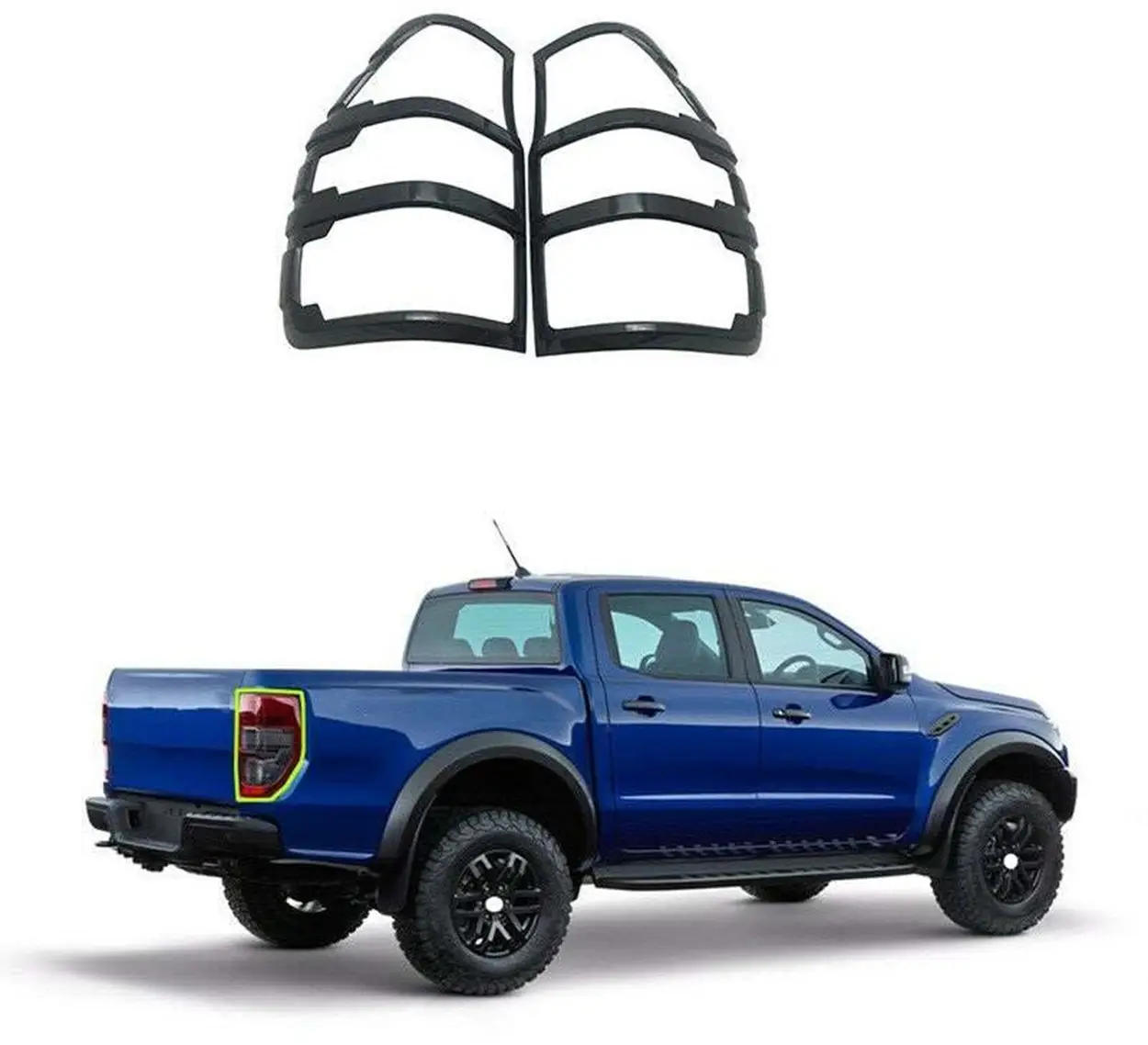 Ford Ranger Uyumlu 2016 2018 Arka Stop Kaplama ABS(Plastik) Siyah Ford Ranger Uyumlu 2016 2018 Arka Stop Kaplama ABS(Plastik) Siyah