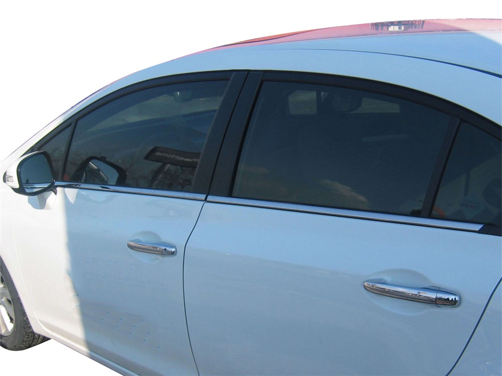 Honda Civic 9 Cam Çıtası 4 Prç Krom 2012 ve Sonrası Honda Civic 9 Cam Çıtası 4 Prç Krom 2012 ve Sonrası