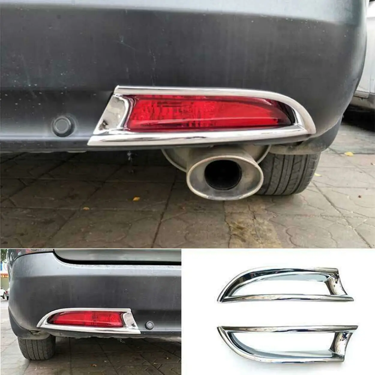 Honda Cr-V Uyumlu 2013 2017 Arka Reflektör Çerçevesi Krom Honda Cr-V Uyumlu 2013 2017 Arka Reflektör Çerçevesi Krom