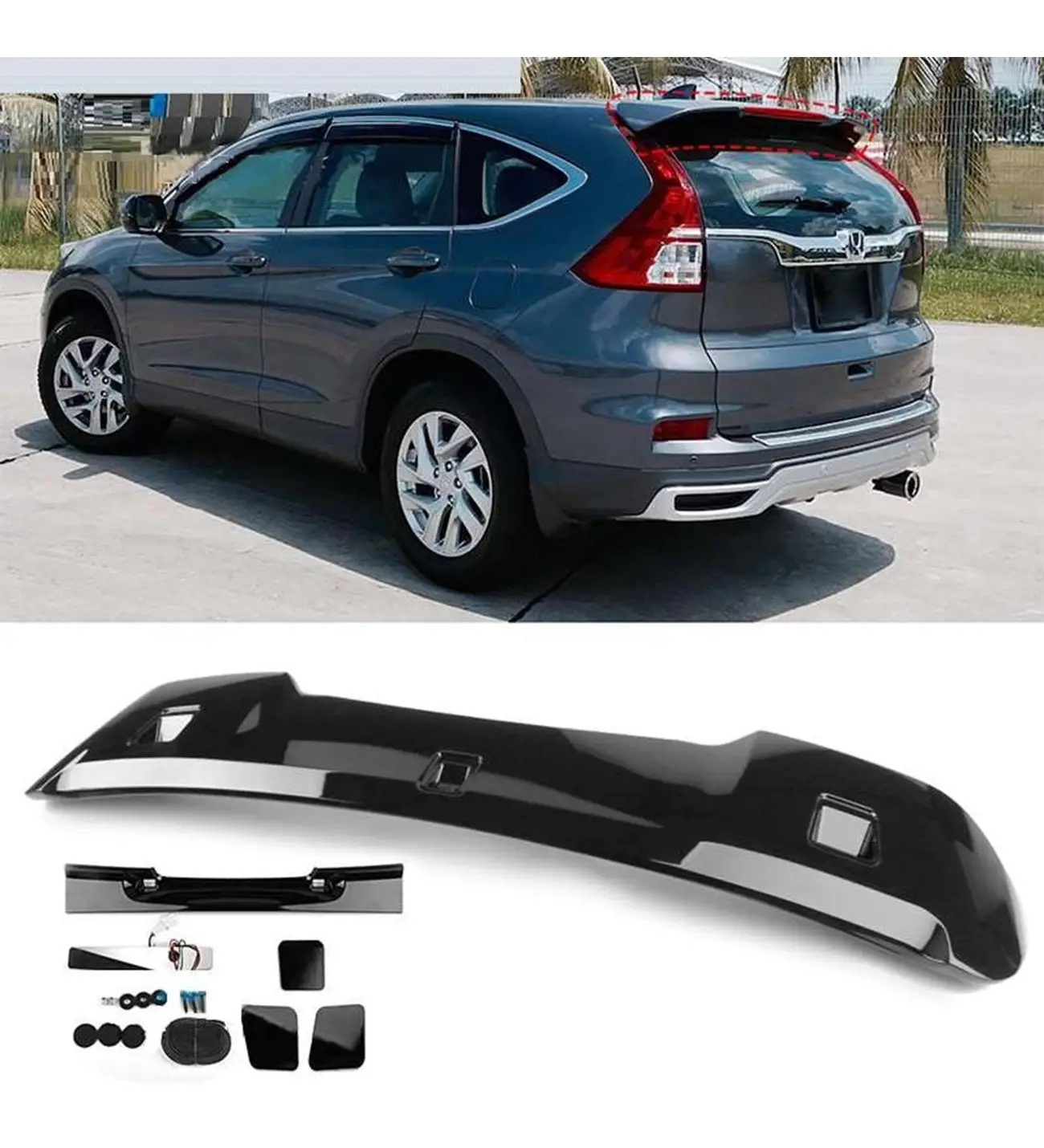 Honda Crv 2013 Sonrası Spoiler (Boyasız) Honda Crv 2013 Sonrası Spoiler (Boyasız)