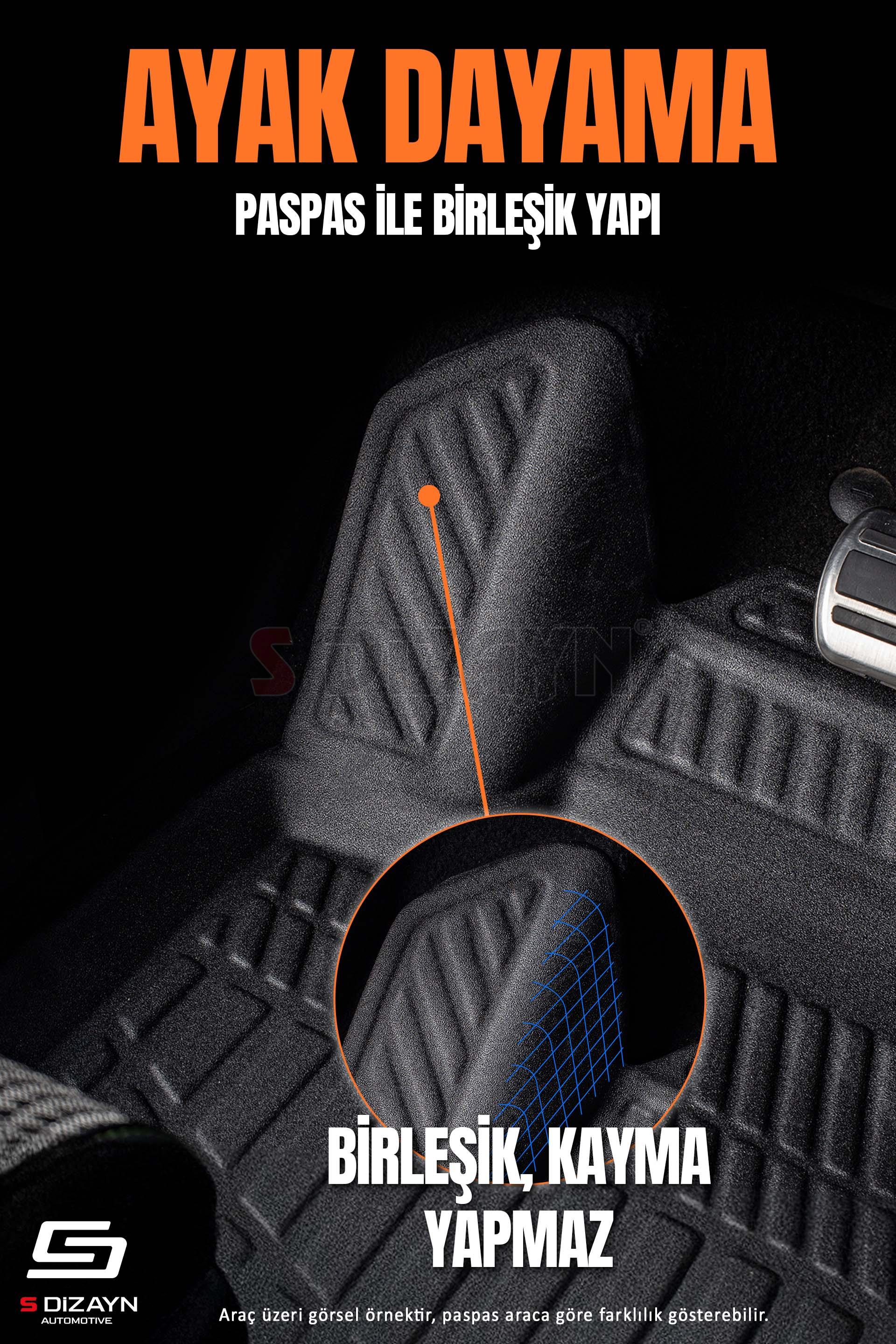 S-Dizayn Honda Jazz 3D Pro Havuzlu Paspas 2020 Üzeri A+ Kalite S-Dizayn Honda Jazz 3D Pro Havuzlu Paspas 2020 Üzeri A+ Kalite