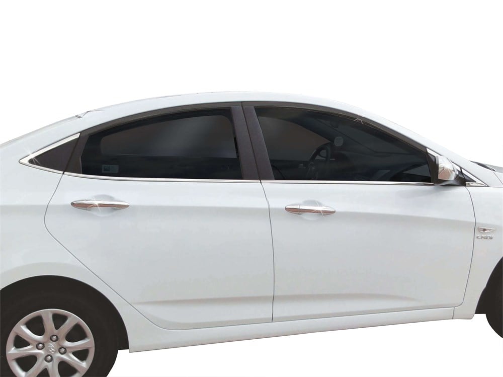Hyundai Accent Blue RB Cam Çıtası 10 Prç Krom 2011 ve Sonrası Hyundai Accent Blue RB Cam Çıtası 10 Prç Krom 2011 ve Sonrası