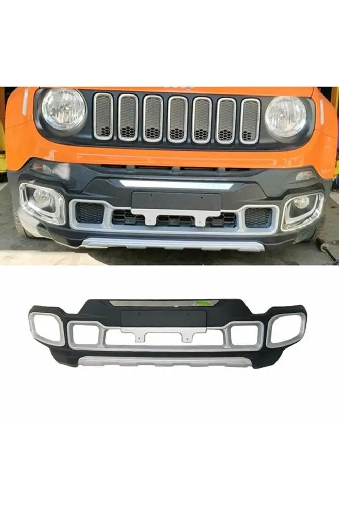 Jeep Renegade 2014 2017 Ön Arka Tampon Koruyucu Difüzör Jeep Renegade 2014 2017 Ön Arka Tampon Koruyucu Difüzör