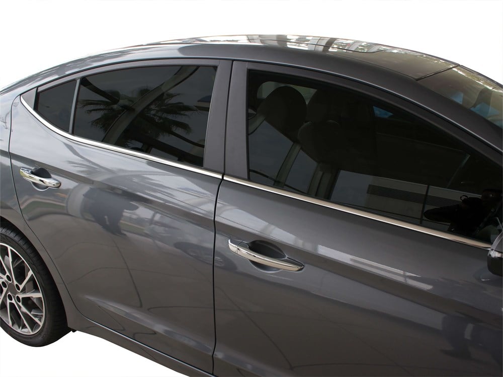 Hyundai Elantra 6 Cam Çıtası 4 Prç Krom 2016 ve Sonrası Hyundai Elantra 6 Cam Çıtası 4 Prç Krom 2016 ve Sonrası