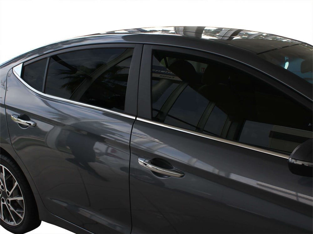 Hyundai Elantra 6 Cam Çıtası 6 Prç Krom 2016 ve Sonrası Hyundai Elantra 6 Cam Çıtası 6 Prç Krom 2016 ve Sonrası