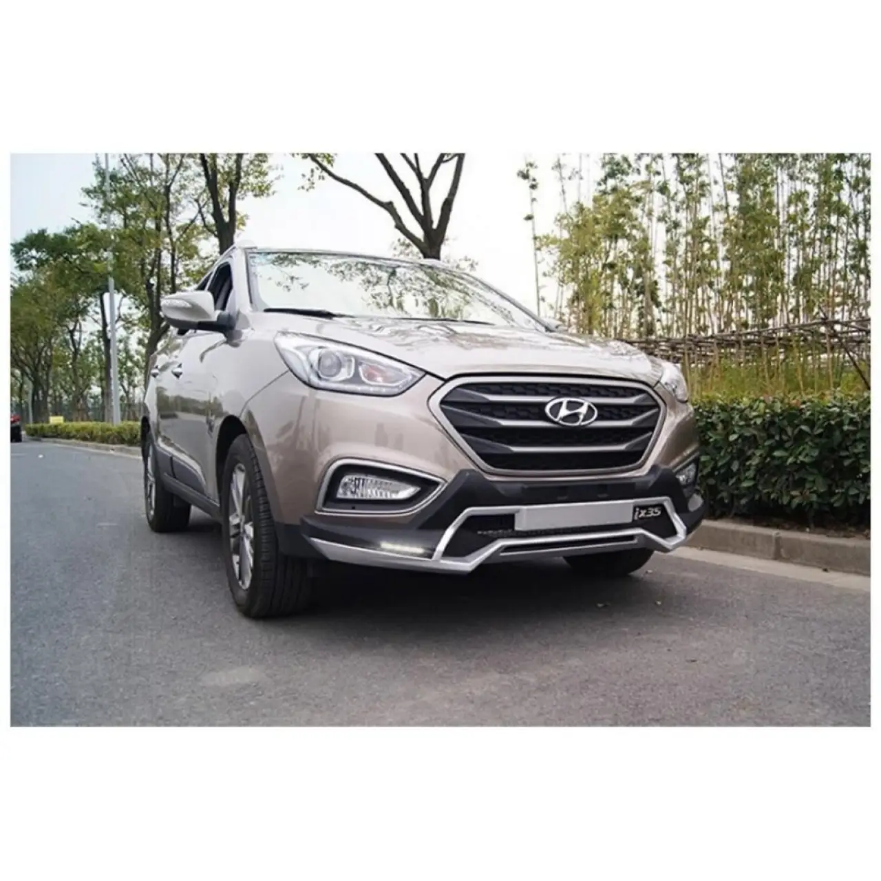 Hyundai ix35 Ön Arka Tampon Koruma Gündüz Ledli 2009-2016 Hyundai ix35 Ön Arka Tampon Koruma Gündüz Ledli 2009-2016