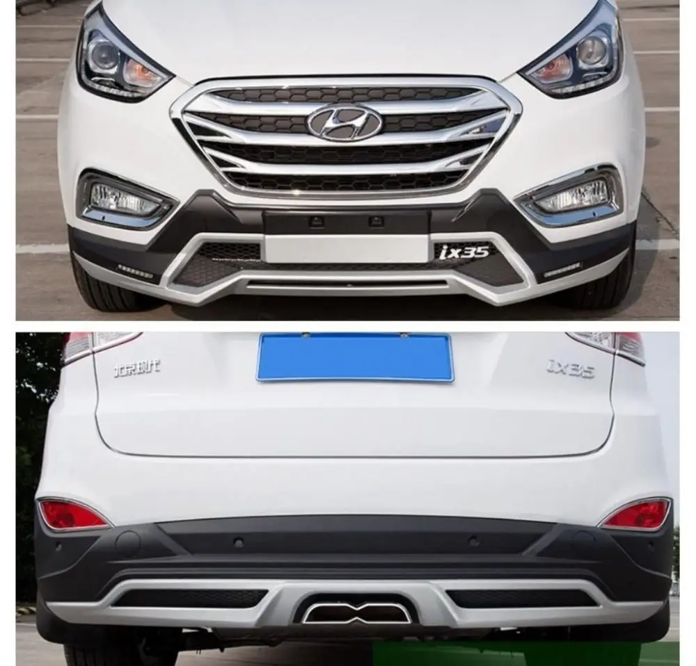 Hyundai ix35 Ön Arka Tampon Koruma Gündüz Ledli 2009-2016 Hyundai ix35 Ön Arka Tampon Koruma Gündüz Ledli 2009-2016