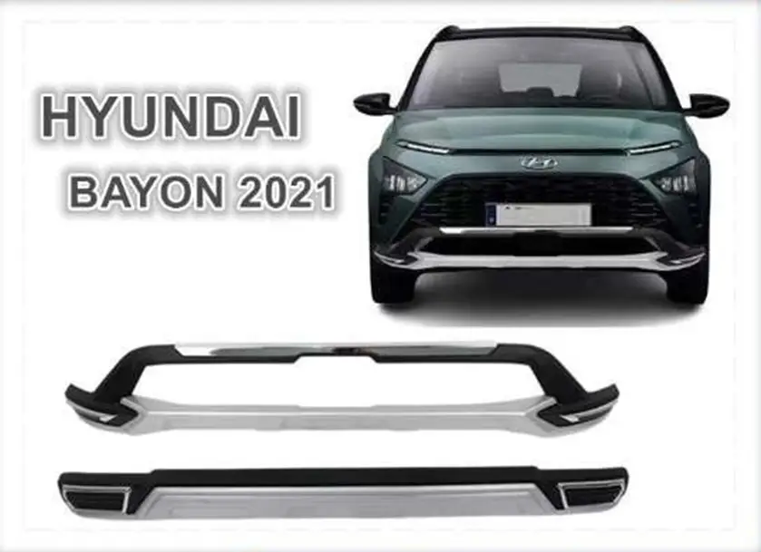 Hyundai Bayon Uyumlu 2021-2024 Arası Ön Arka Tampon Koruma Difüzör Hyundai Bayon Uyumlu 2021-2024 Arası Ön Arka Tampon Koruma Difüzör