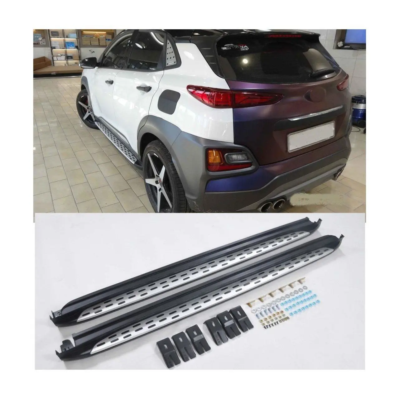 Hyundai Kona Uyumlu 2018- Yan Basamak Side Step Bmw Style Hyundai Kona Uyumlu 2018- Yan Basamak Side Step Bmw Style
