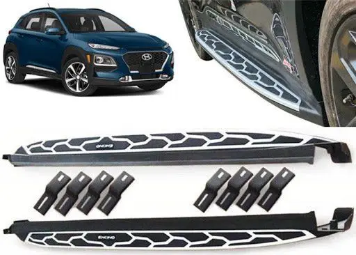 Hyundai Kona Uyumlu 2018- Yan Basamak Side Step Square Style Hyundai Kona Uyumlu 2018- Yan Basamak Side Step Square Style