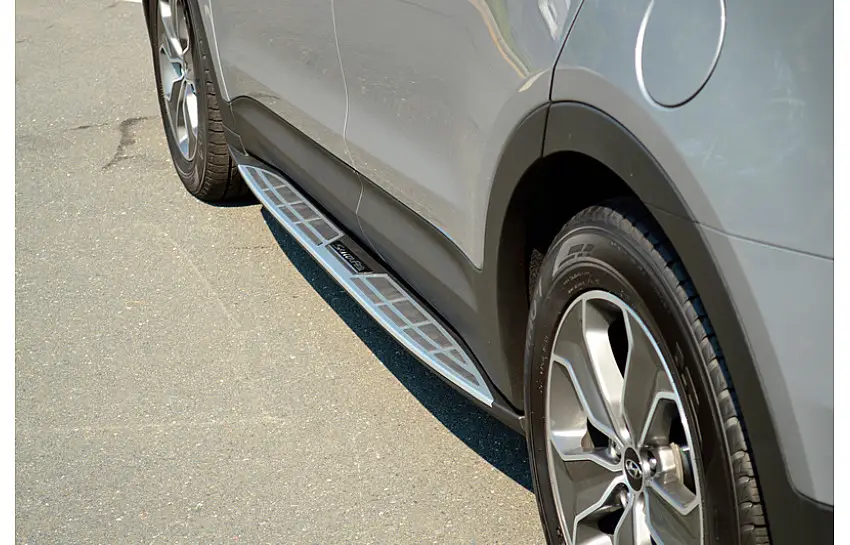 Hyundai Santa Fe 2013 2018 Oto Yan Basamak Side Step SQUARE Style Hyundai Santa Fe 2013 2018 Oto Yan Basamak Side Step SQUARE Style