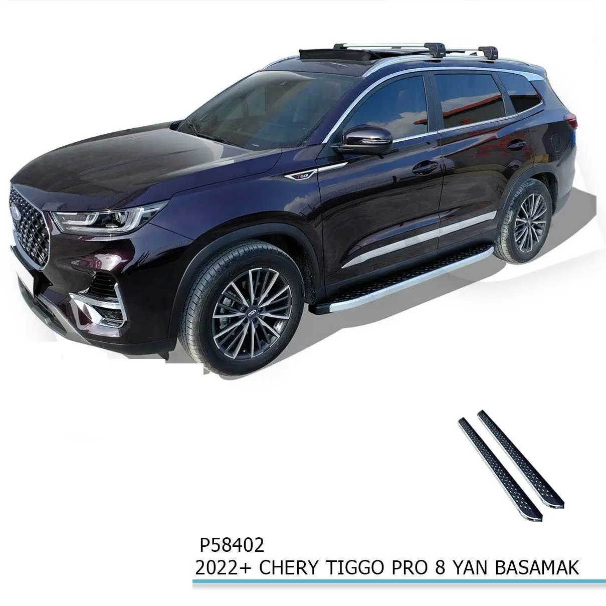 Chery Tiggo Pro 8 Oem Yan Basamak 2022+ Chery Tiggo Pro 8 Oem Yan Basamak 2022+