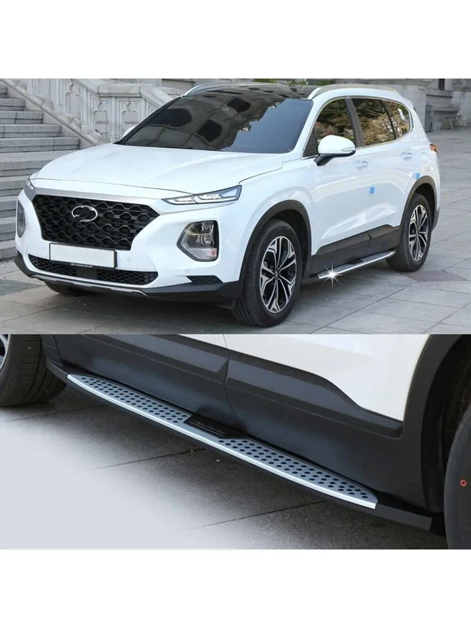 Hyundai Santa Uyumlu Fe 2019- Yan Basamak Koruma Side Step Bmw Style Hyundai Santa Uyumlu Fe 2019- Yan Basamak Koruma Side Step Bmw Style