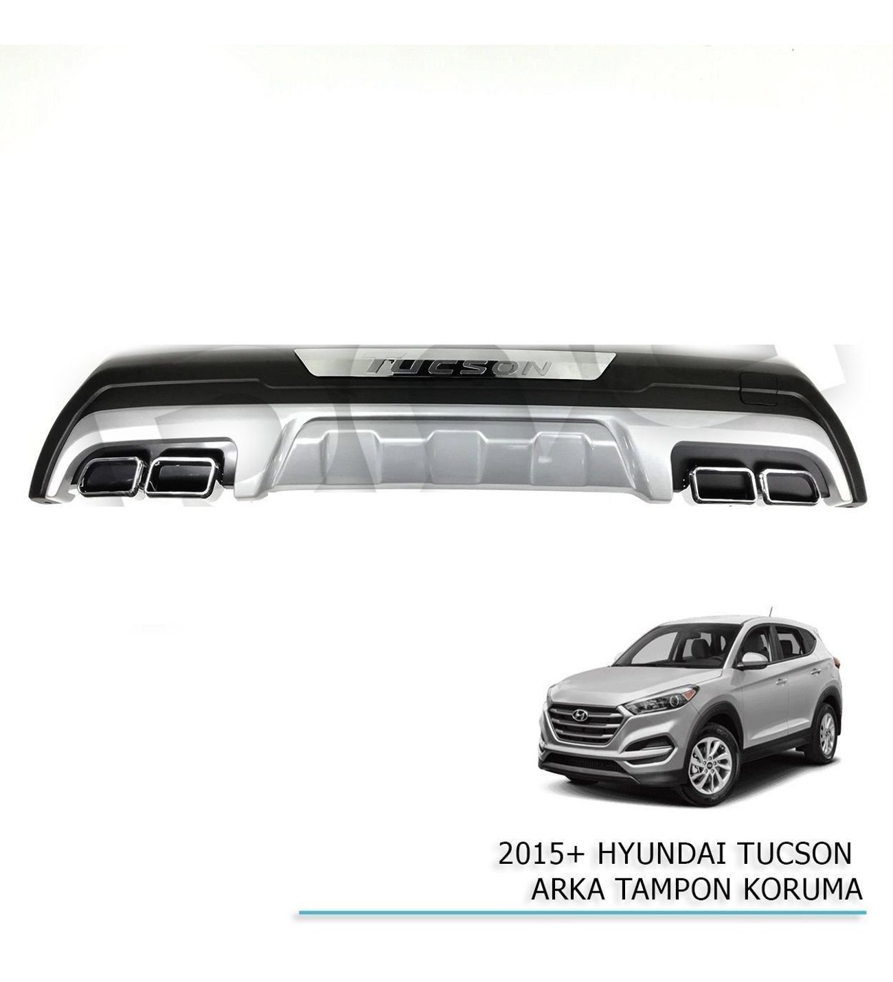 Hyundai Tucson 2015-2018 Uyumlu Ön Koruma Hyundai Tucson 2015-2018 Uyumlu Ön Koruma