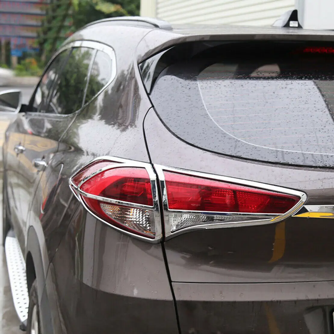 Hyundai Tucson Uyumlu 2015 2018 Arka Stop Çerçevesi Abs (Plastik) Krom Hyundai Tucson Uyumlu 2015 2018 Arka Stop Çerçevesi Abs (Plastik) Krom