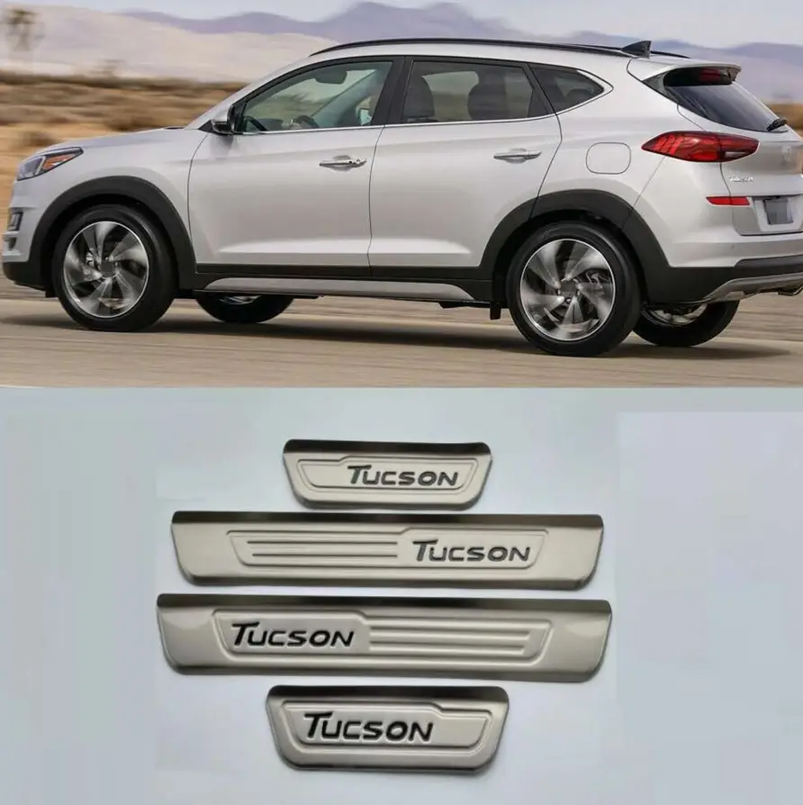 Hyundai Tucson Uyumlu 2015 2020 Dış Kapı Eşiği Krom Hyundai Tucson Uyumlu 2015 2020 Dış Kapı Eşiği Krom