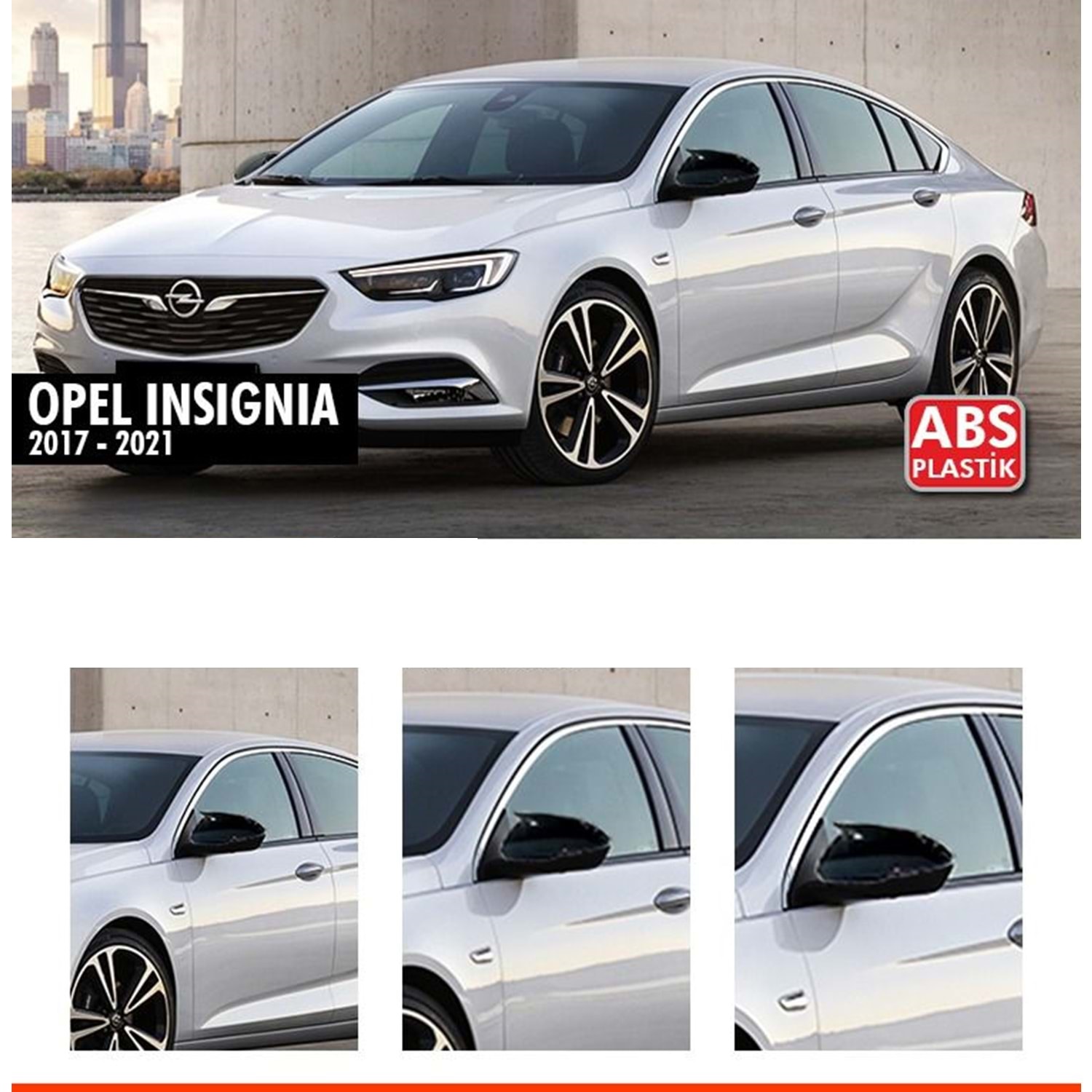 insignia B Batman Ayna Kapağı Piano Black / 2017 ve Sonrası insignia B Batman Ayna Kapağı Piano Black / 2017 ve Sonrası