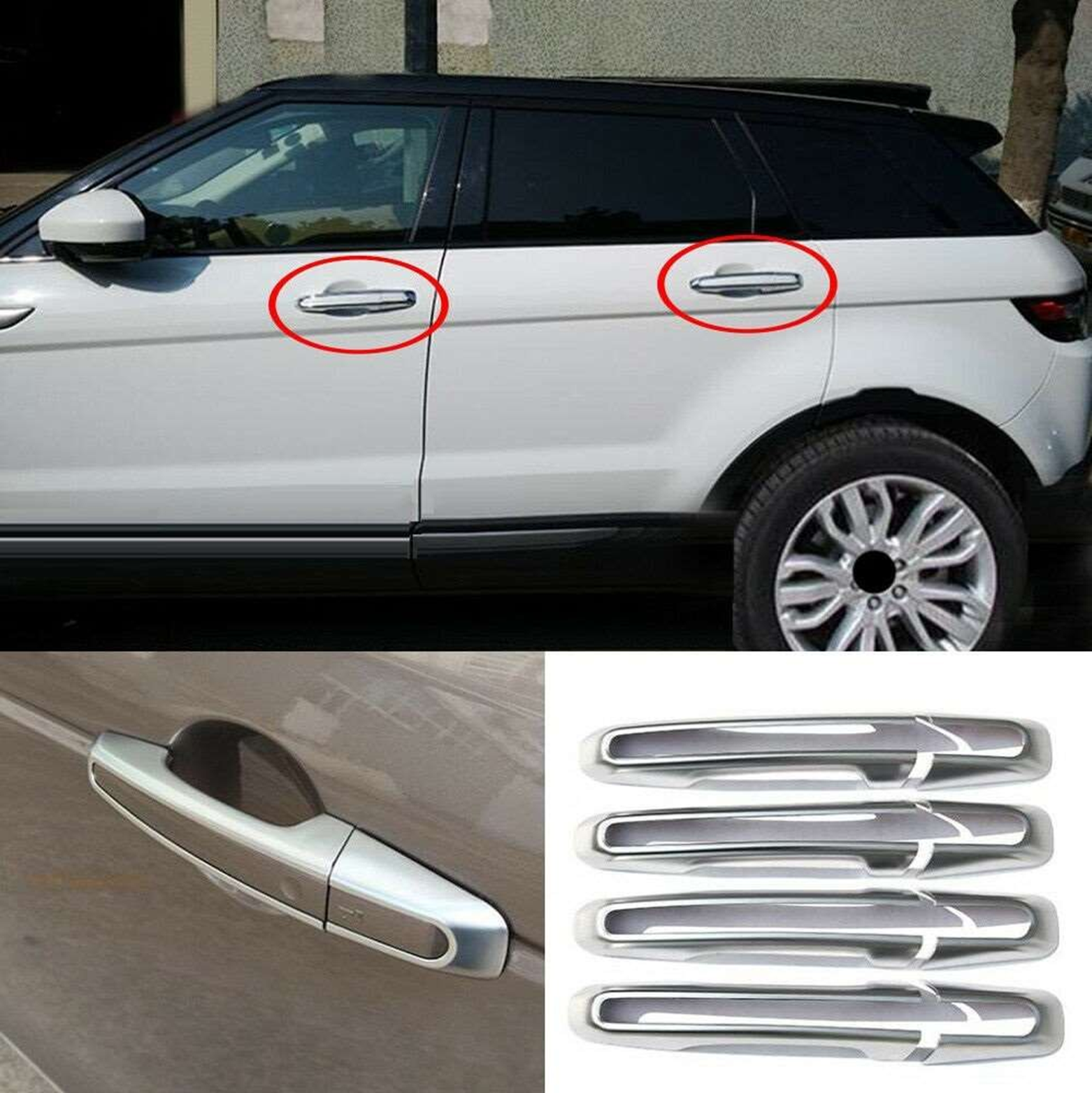 Land Rover Uyumlu Range Rover Sport 2013 Sonrası Kapı Kolu ABS (Plastik) Krom Land Rover Uyumlu Range Rover Sport 2013 Sonrası Kapı Kolu ABS (Plastik) Krom