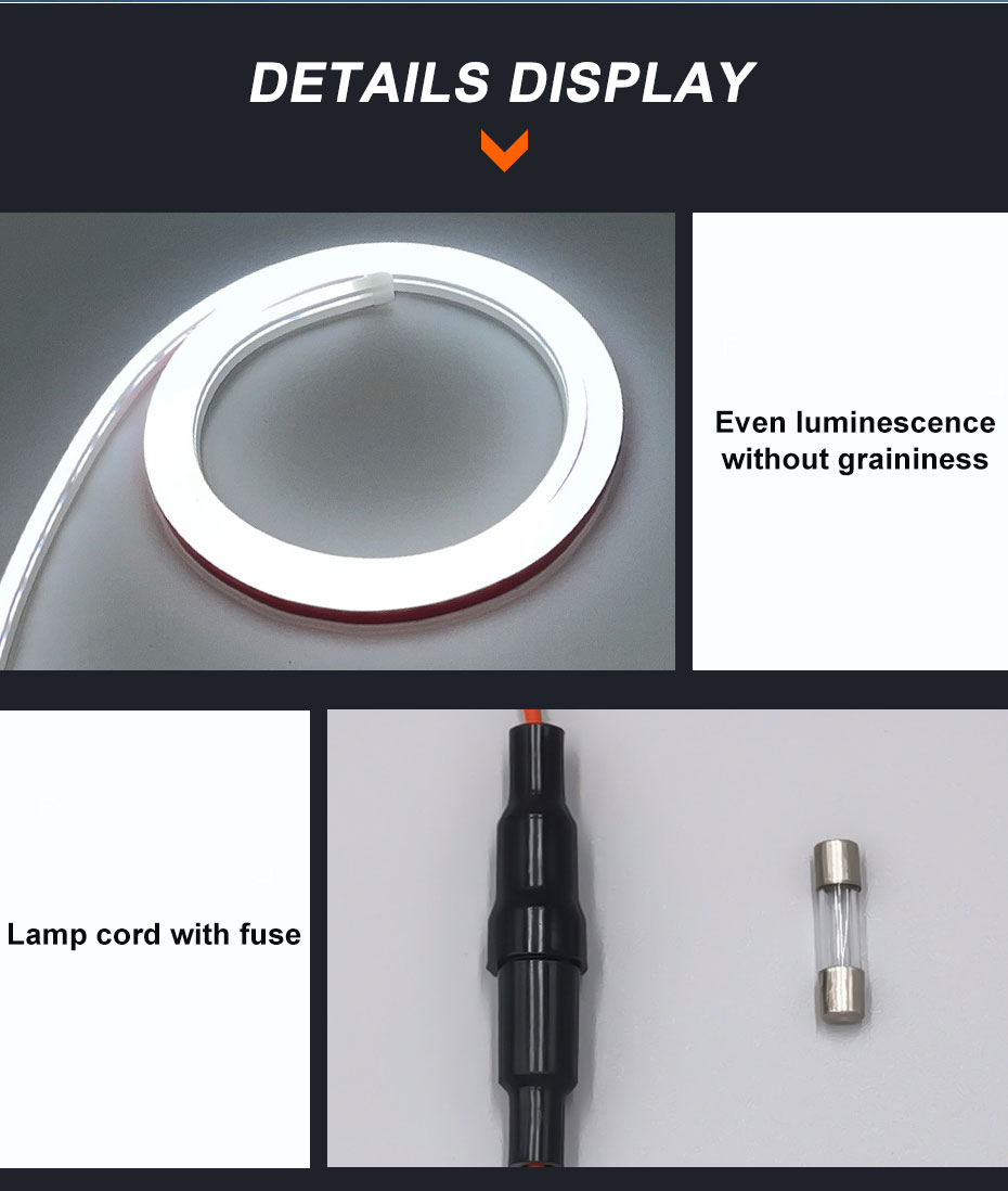 Kaput altı kayar gündüz ledi kayar sinyalli ışık ayarlı 1.50cm kesilebilir / LAAM440 Kaput altı kayar gündüz ledi kayar sinyalli ışık ayarlı 1.50cm kesilebilir / LAAM440