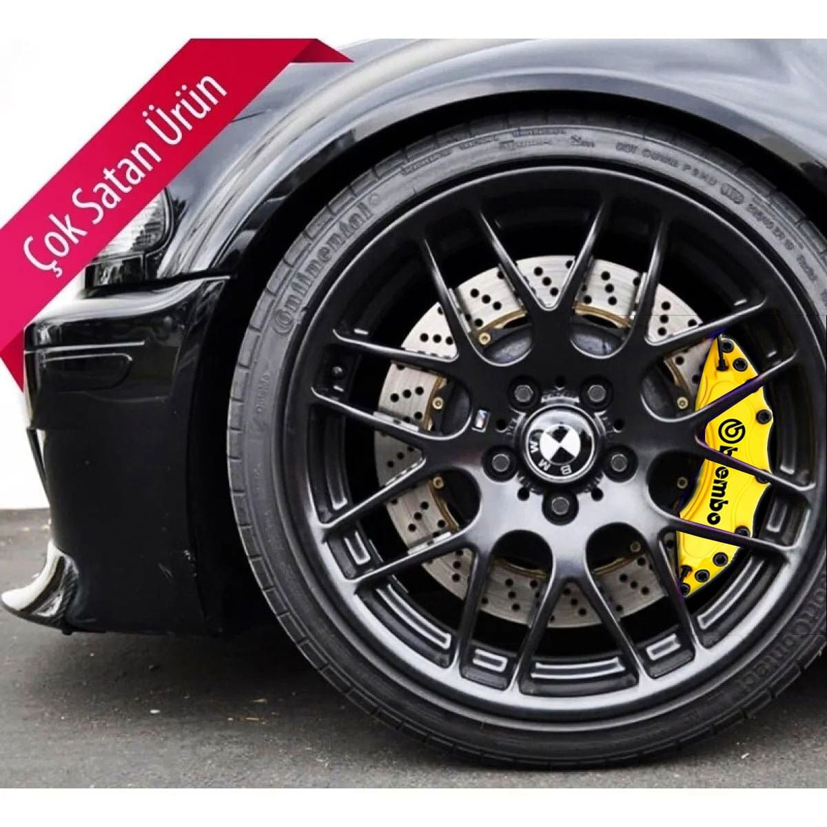 Lancia Uyumlu Brembo Sarı Kaliper Kapağı 4 Parça Ön Arka Set Lancia Uyumlu Brembo Sarı Kaliper Kapağı 4 Parça Ön Arka Set