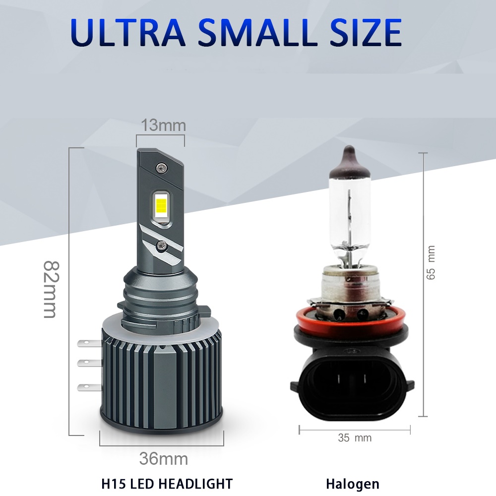 Led far ampulü H15 3570 chip 100W 20.000LM Canbus 9-32V / LAAM560-2 Led far ampulü H15 3570 chip 100W 20.000LM Canbus 9-32V / LAAM560-2