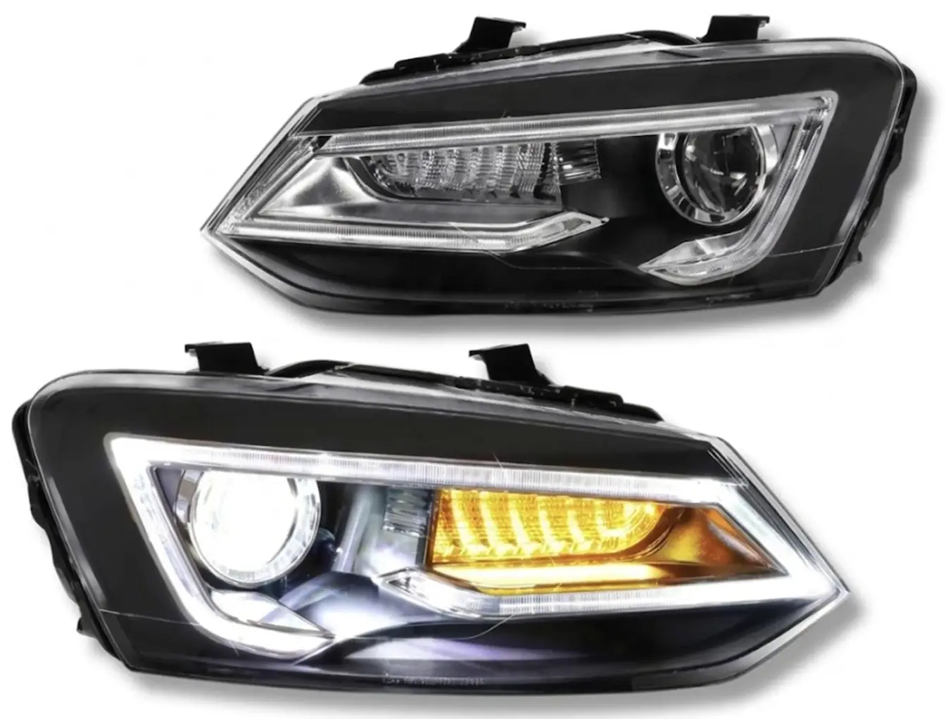 Volkswagen Polo 6 Audi Dizayn Ön Far Seti (2009-2017 6R-6C)
