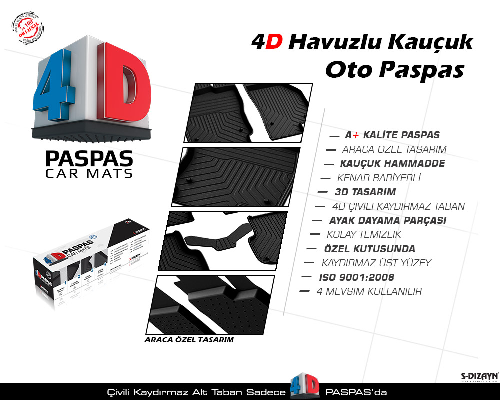 S-Dizayn E Serisi W213 4D Havuzlu Paspas 2016-2020 A+ Kalite S-Dizayn E Serisi W213 4D Havuzlu Paspas 2016-2020 A+ Kalite
