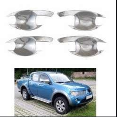 Mitsubishi L200 Uyumlu 2006 2014 Dış Kapı Kolu İç Kaplama ABS (Plastik) Krom Mitsubishi L200 Uyumlu 2006 2014 Dış Kapı Kolu İç Kaplama ABS (Plastik) Krom