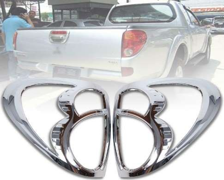 Mitsubishi L200 Uyumlu 2006 2014 Arka Stop Kaplama ABS (Plastik) Krom Mitsubishi L200 Uyumlu 2006 2014 Arka Stop Kaplama ABS (Plastik) Krom